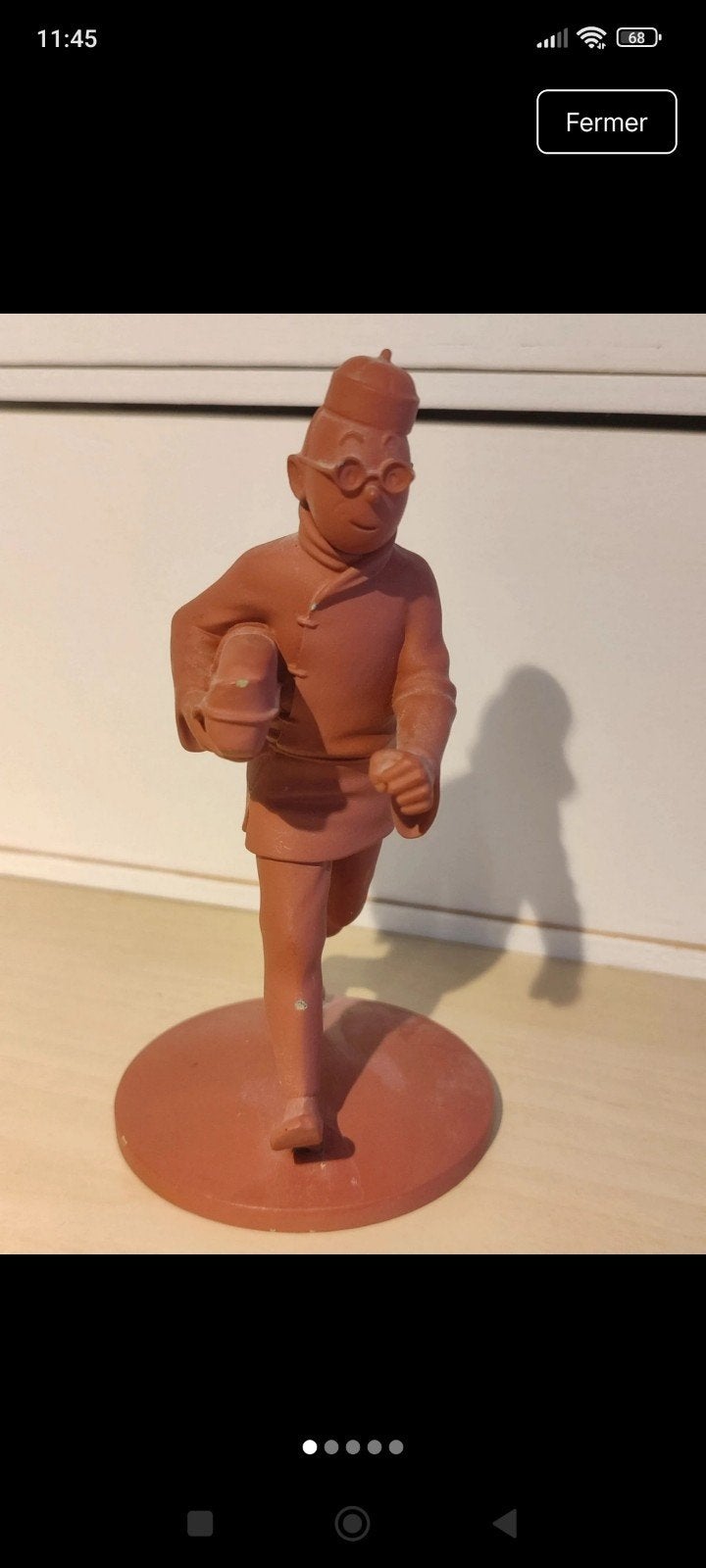 Figurine/ statuette Tintin rouge, Collections, Enlèvement ou Envoi, Utilisé