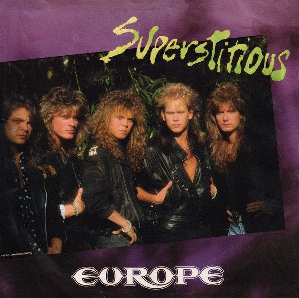 7" Europe – Superstitious, CD & DVD, Vinyles Singles, Enlèvement ou Envoi, 7 inch, Utilisé, Rock et Metal