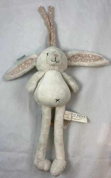 Little Dutch Muziekdoos Konijn Knuffel Brahms Lullaby, Verzenden, Zo goed als nieuw, Mobiel, Met geluid
