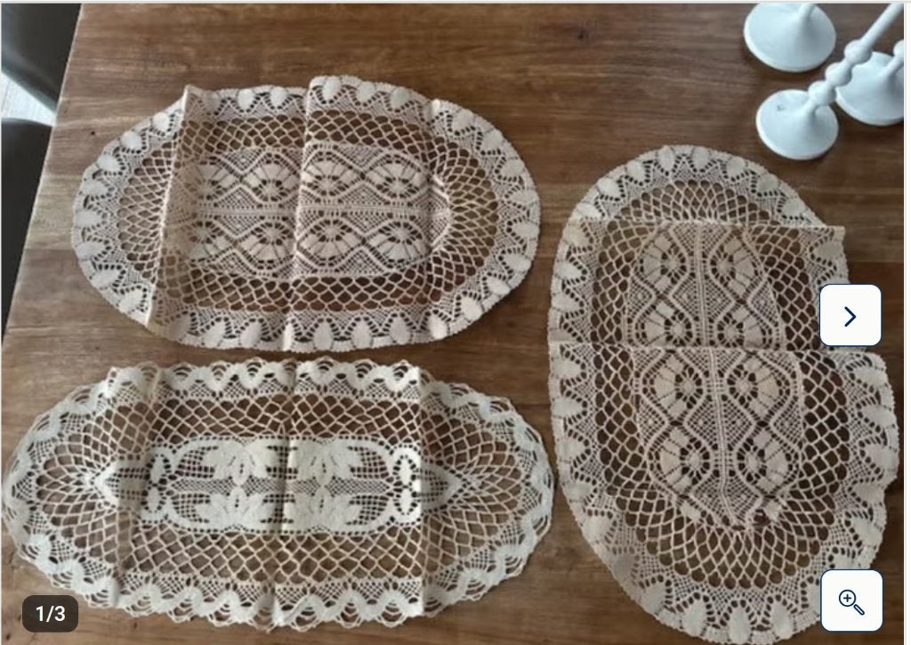 3 chiffons décoratifs, Enlèvement ou Envoi