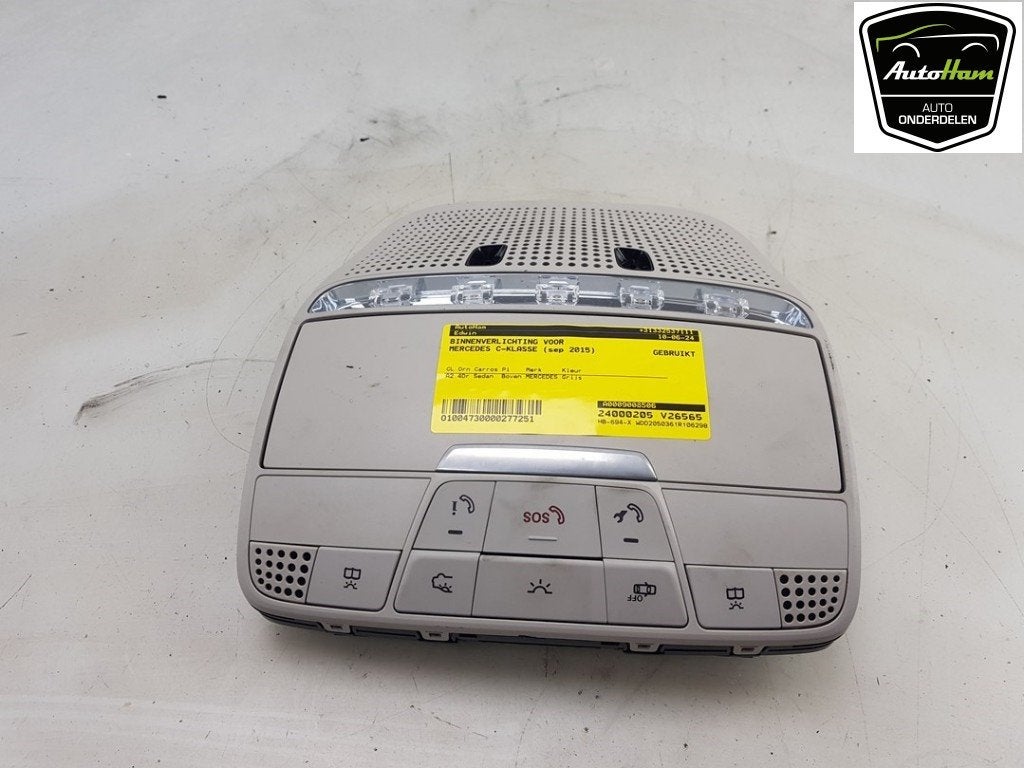 PLAFONNIER AVANT C (W205) (|A0009008506|A00090085067H52|), Autos : Pièces & Accessoires, Dhr. J. Ham, Mercedes-Benz, Administratie@autoham.nl