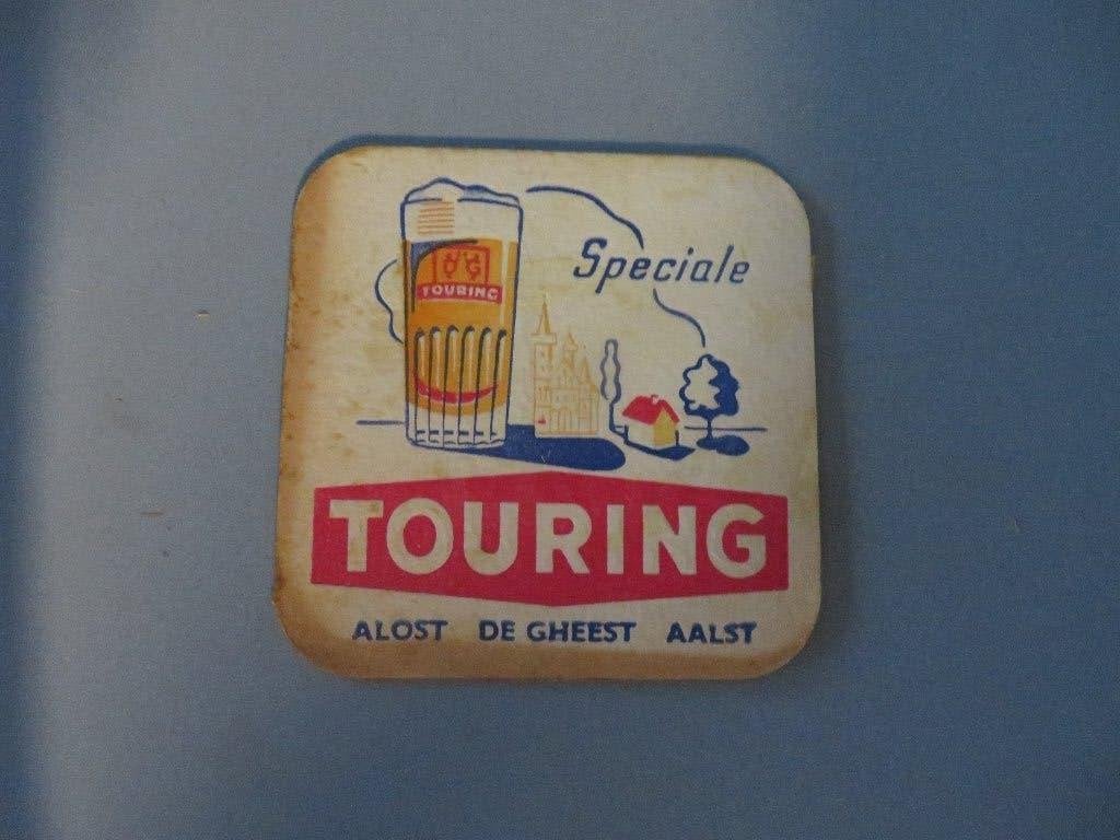 bierviltje speciale touring Aalst Alost, Collections, Enlèvement ou Envoi, Comme neuf, Sous-bock, Autres marques
