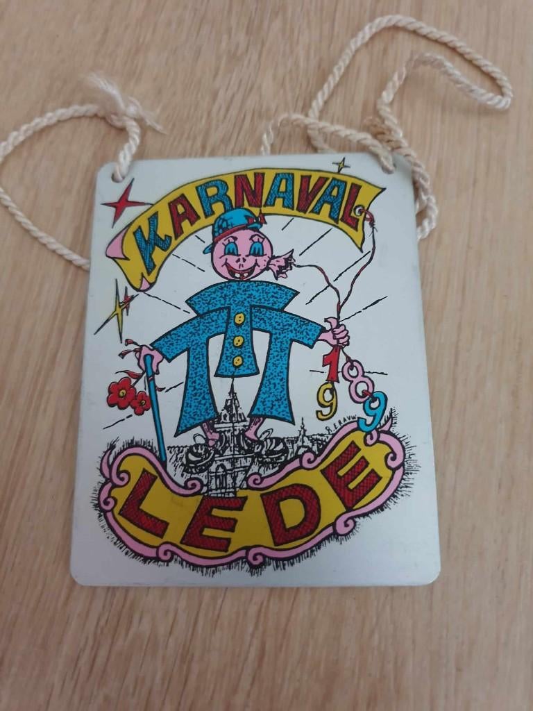 Karnaval medaille Lede 1989, Enlèvement ou Envoi