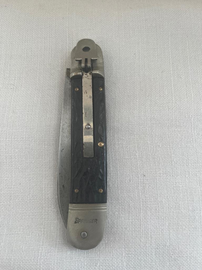 couteau pliant BONSA type springer, Collections, Enlèvement ou Envoi, Armée de terre, Couteau ou Poignard