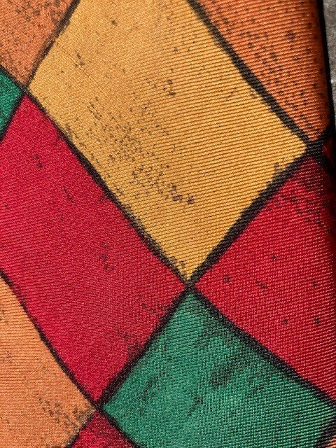 STROPDAS CLAUDE MONTANA ITALY 100 % ZIJDE, Vêtements | Hommes, Cravates, Rouge, Enlèvement ou Envoi, À motif, Porté