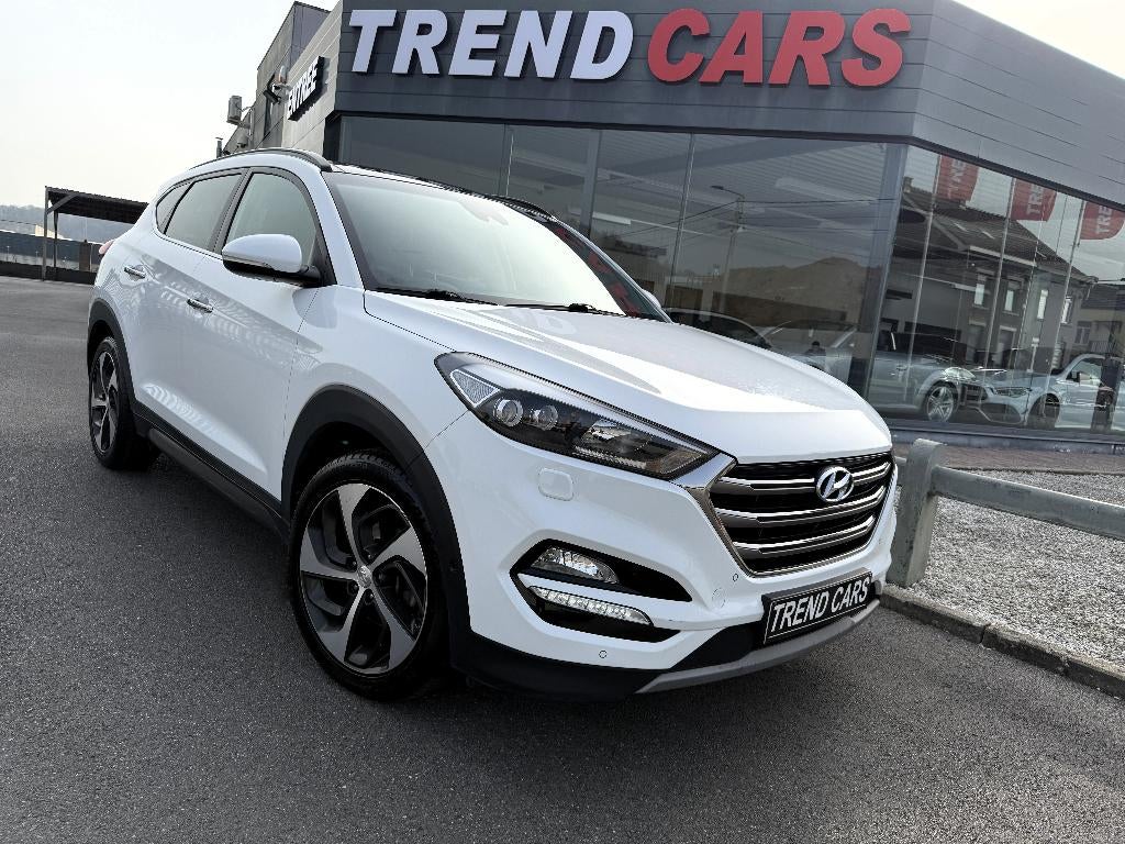 HYUNDAI TUCSON 1.7 CRDi 2WD AUT PANO CUIR CAM KEYLESS ATCHR, Auto's, Hyundai, Bedrijf, Te koop, Tucson, ABS, Achteruitrijcamera