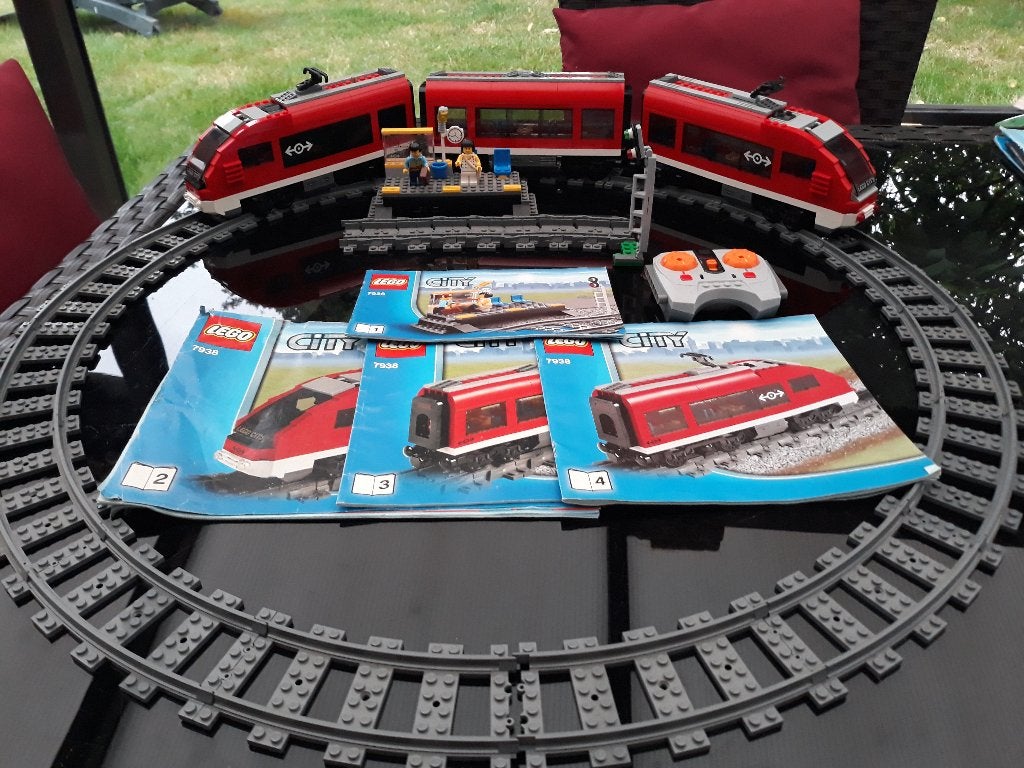 lego city 7938 "Le train de marchandises", City, Lego, Ensemble complet, Comme neuf