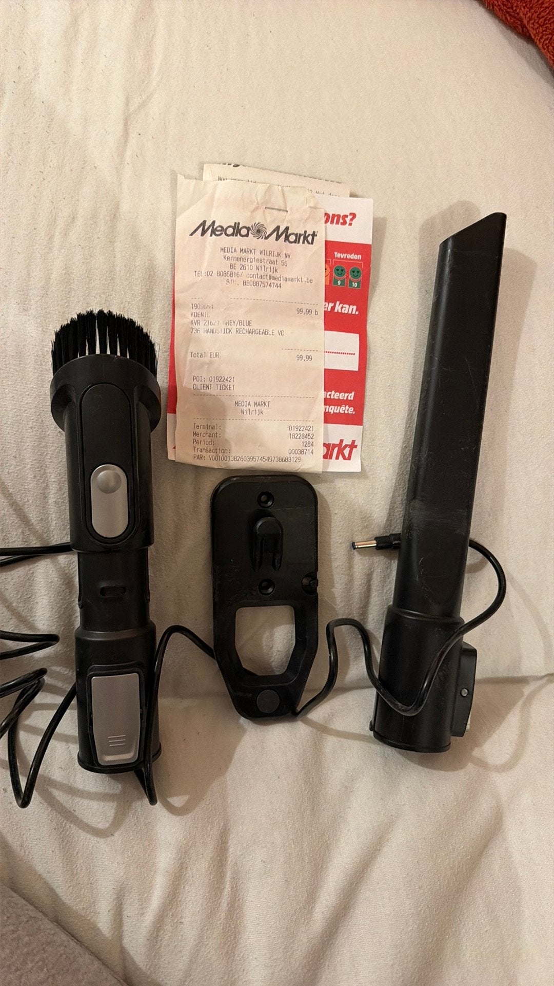 Stofzuiger Mediamarkt, Caravanes & Camping, Enlèvement ou Envoi, Comme neuf