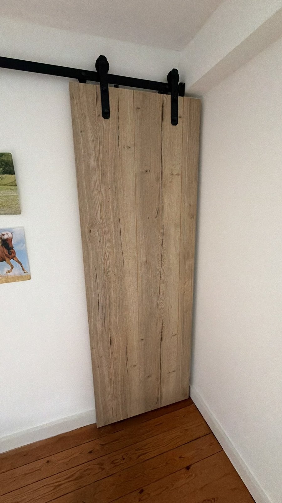 Porte coulissante en bois, Bricolage & Construction, Enlèvement, Comme neuf, Bois