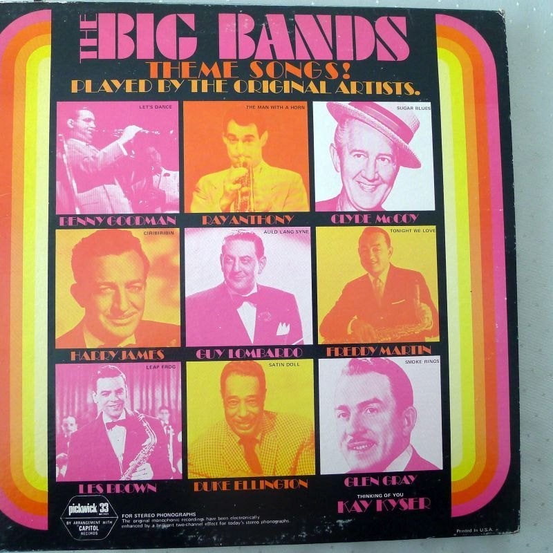 LP: The original Big Bands theme songs by Original Artists, Ophalen of Verzenden, Nieuw in verpakking, LP