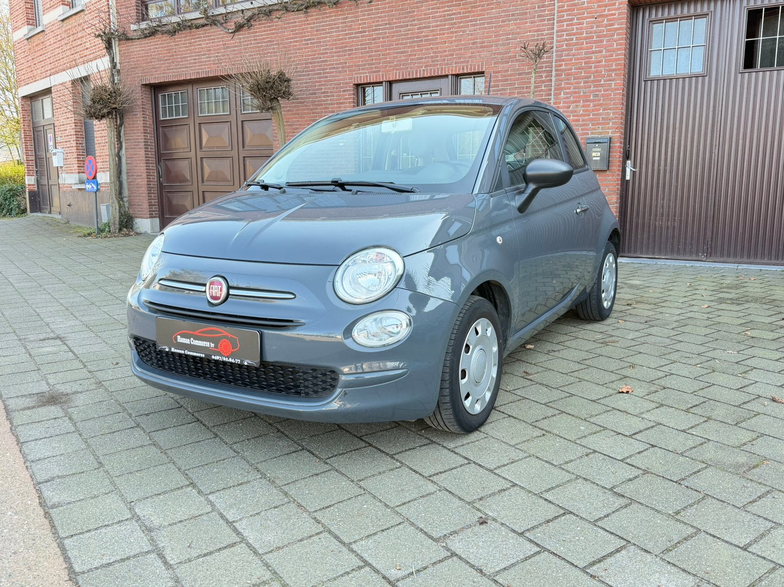 Fiat 500 1.2i 72.000km 2018 12m Garantie, Autos, 1242 cm³, Argent ou Gris, Achat, Euro 6