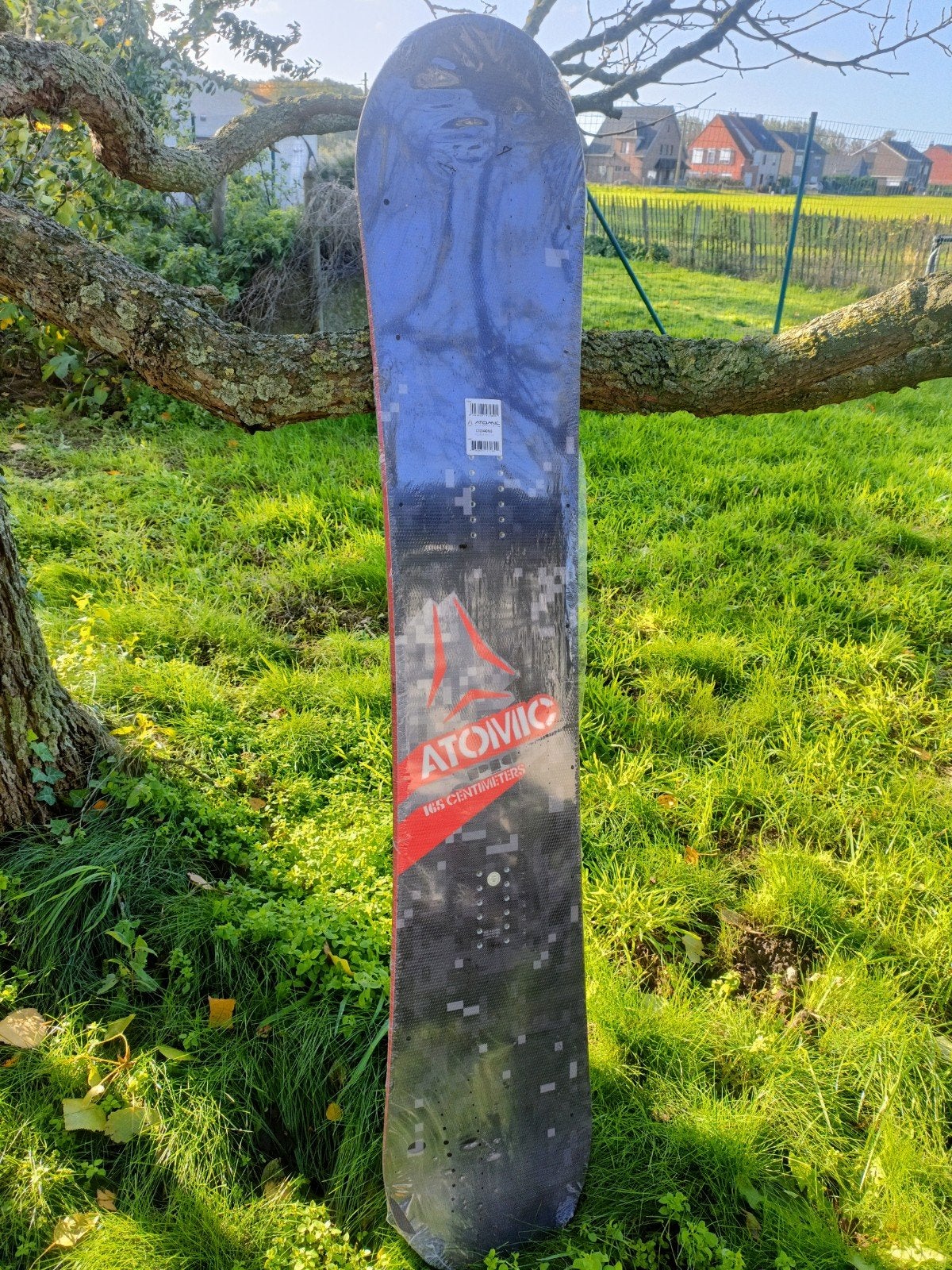 nieuw atomic snowboard, Burton bindingen, Sport en Fitness, Ophalen, Bindingen