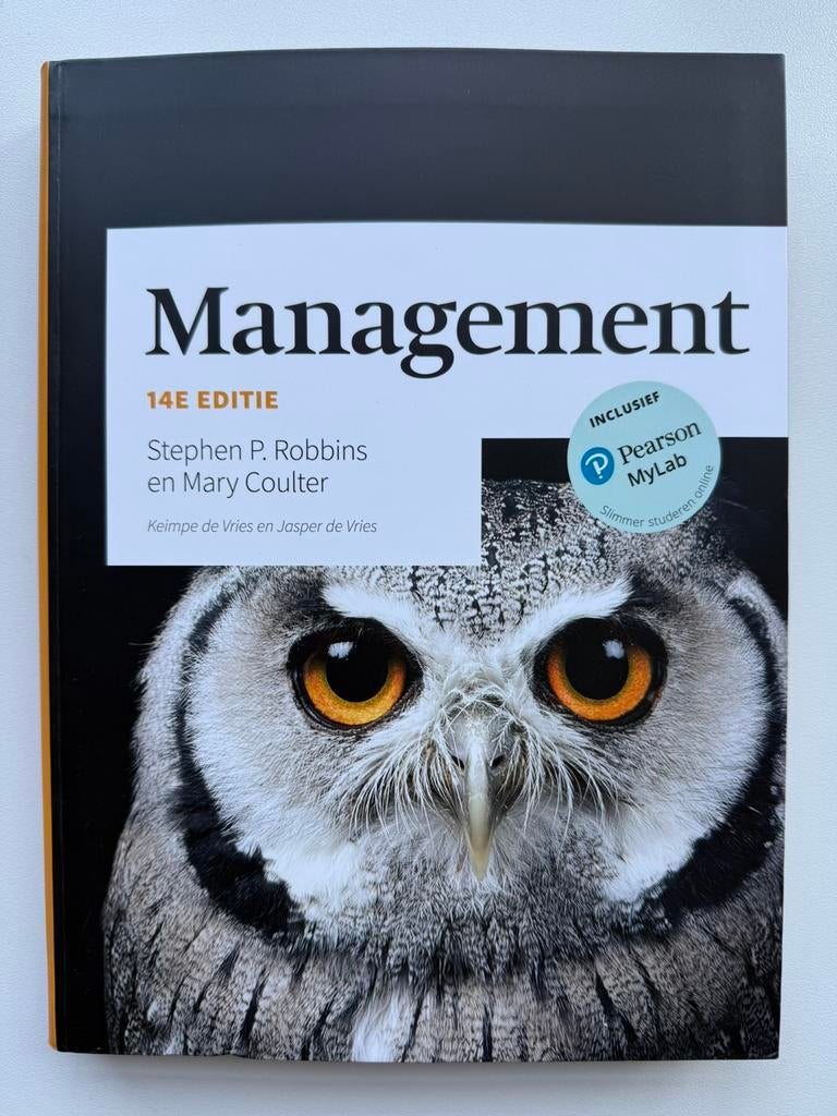 Mary A. Coulter - Management, Enlèvement ou Envoi, Néerlandais, Autres niveaux, Comme neuf