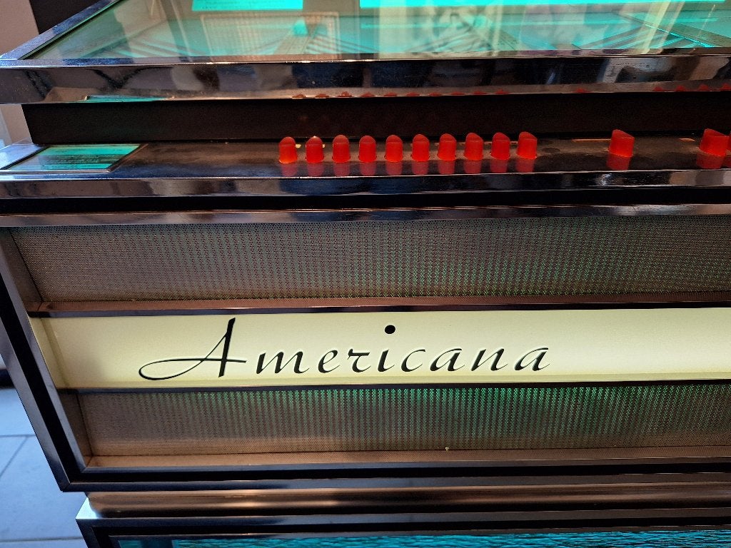 Jukebox Americana Wurtlitzer I & II, Gebruikt, Wurlitzer, 1960 tot 1970, Ophalen