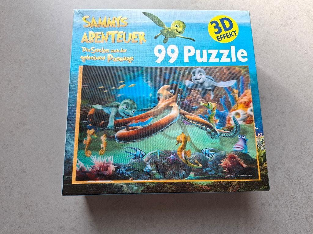 Sammys Abenteuer 3D puzzel 99 stukjes, Ophalen of Verzenden, Minder dan 500 stukjes, Zo goed als nieuw, Legpuzzel