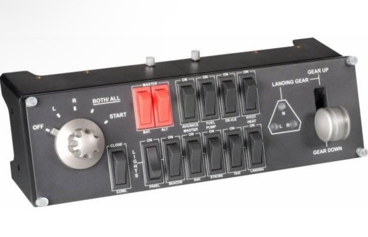 Logitech flight yoke set, Computers en Software, Ophalen, Zo goed als nieuw