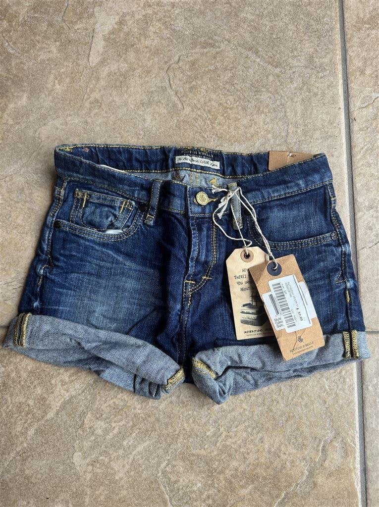 Scotch R\'Belle Denim boyfriend short - 6-10 jaar, Enfants & Bébés, Vêtements enfant | Autre, Enlèvement ou Envoi, Neuf