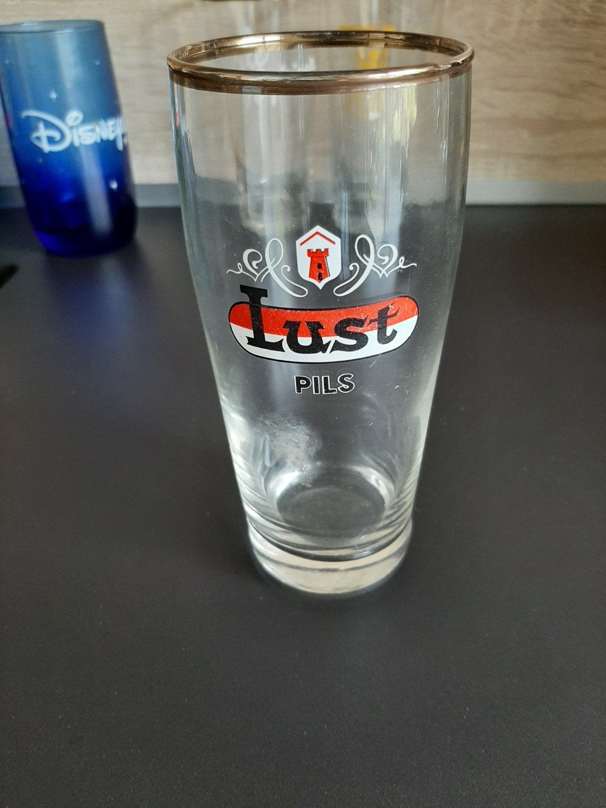 pils glas brouwerij lust kortrijk, Ophalen of Verzenden, Gebruikt, Glas of Glazen, Overige merken