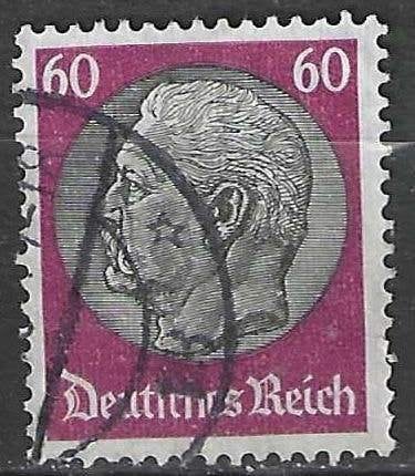 Allemagne 1933-1936 - Yvert 497 - Maréchal Hindenburg (ST), Envoi, Affranchi