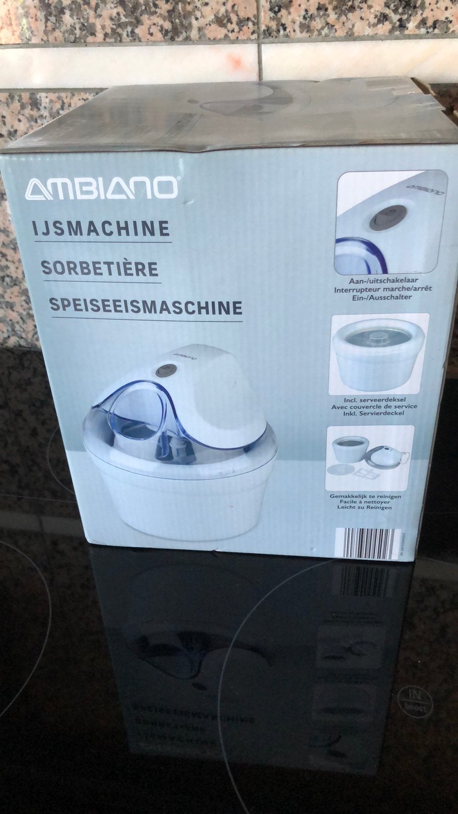 Ijsmachine, Enlèvement, Comme neuf