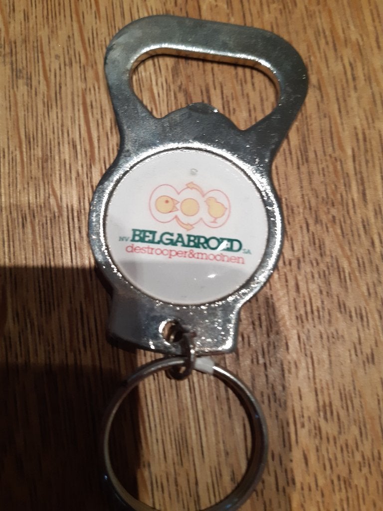 sleutelhanger opener belgabroed, Verzamelen, Sleutelhangers, Ophalen of Verzenden, Nieuw