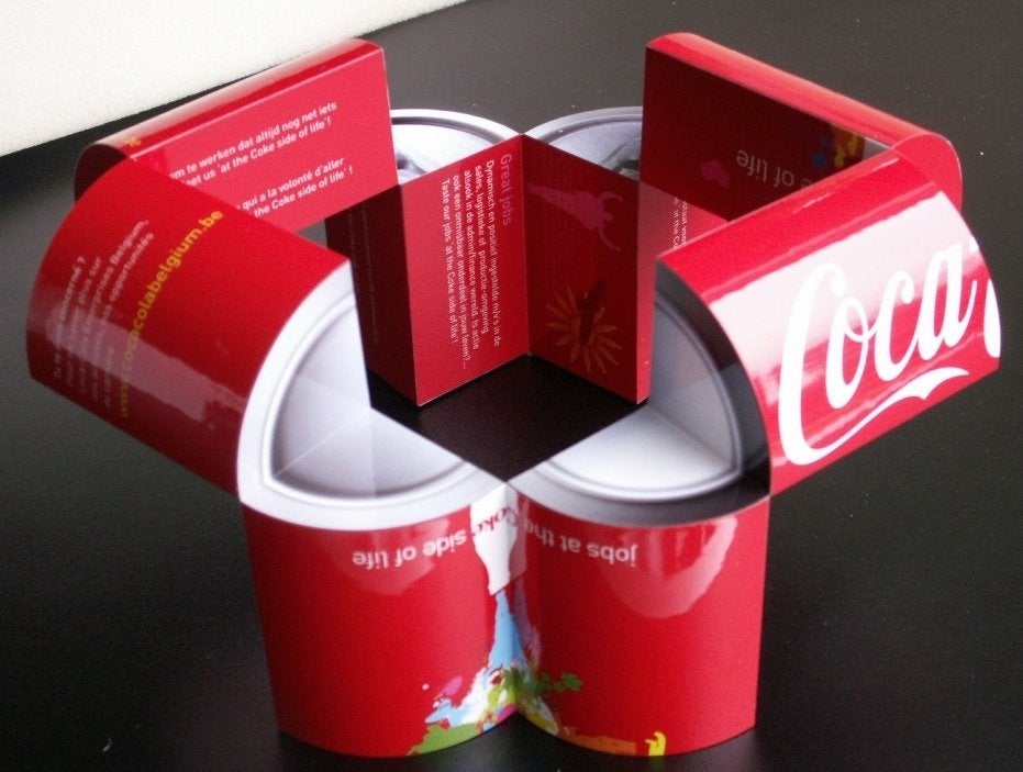 Coca-Cola Puzzel wervingsactie vorm blikje Coca Cola, Ophalen of Verzenden, Nieuw