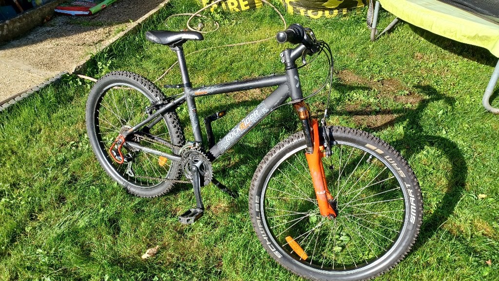 Vélo Rockrider 5.2 junior 24 pouces, Fietsen en Brommers, Ophalen, 20 inch of meer, Gebruikt, Velgrem