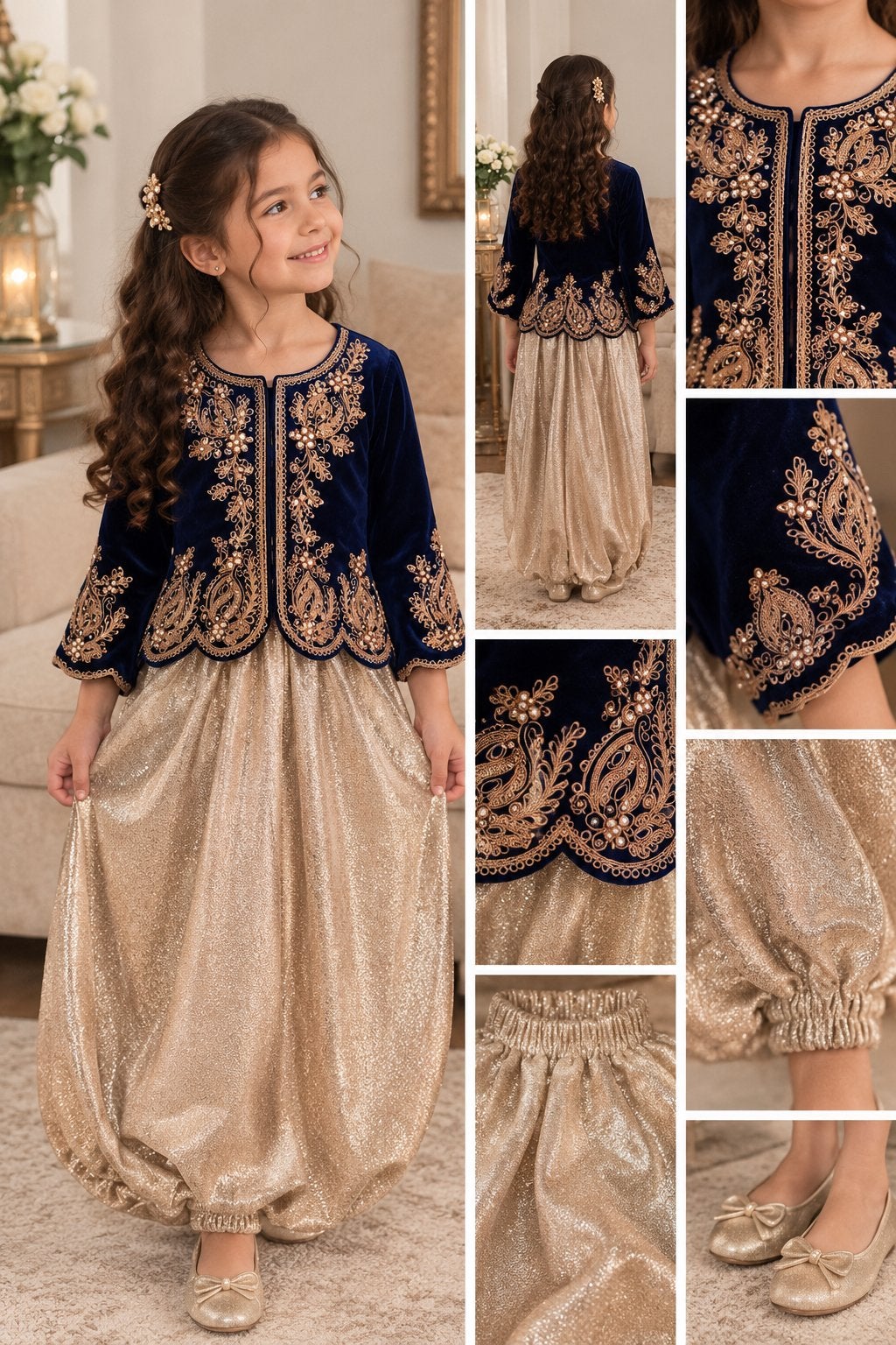 Traditionele Algerijnse karakou voor meisjes, Kleding | Dames, Ophalen, Nieuw, Groen, Trouwpak
