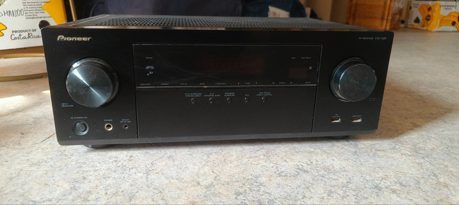pioneer av vsx 529, Ophalen, Pioneer
