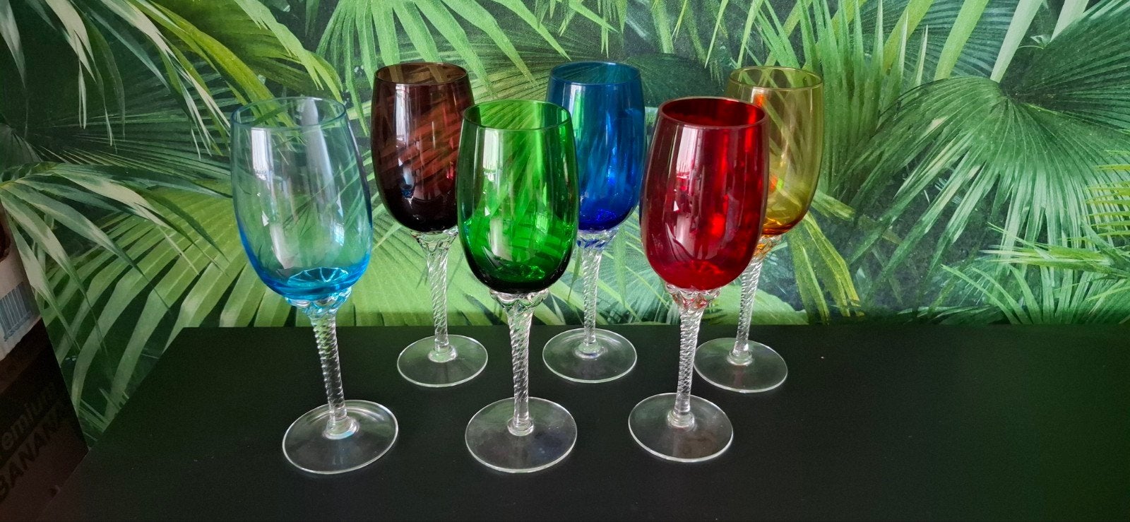 Vintage kristal glazen, Antiek en Kunst, Ophalen of Verzenden