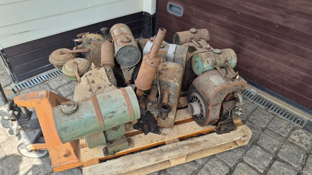 Lot van 6 stationaire motoren jaren 40, Ophalen, Gebruikt, Benzinemotor