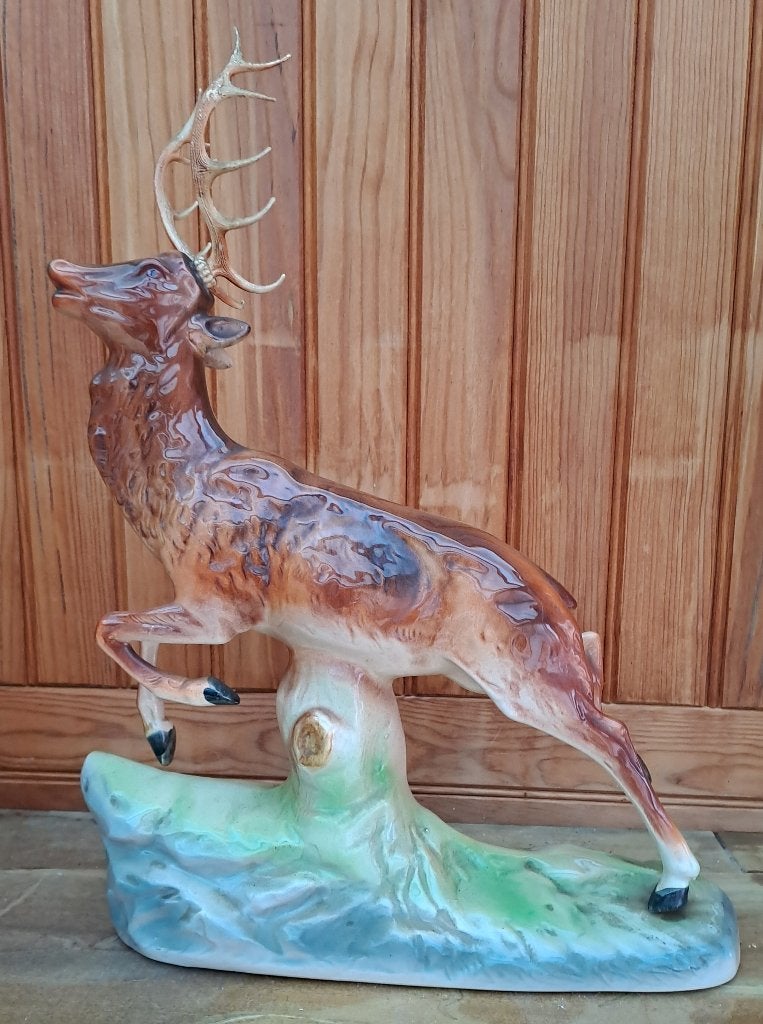 Cerf en céramique, Antiquités & Art, Enlèvement