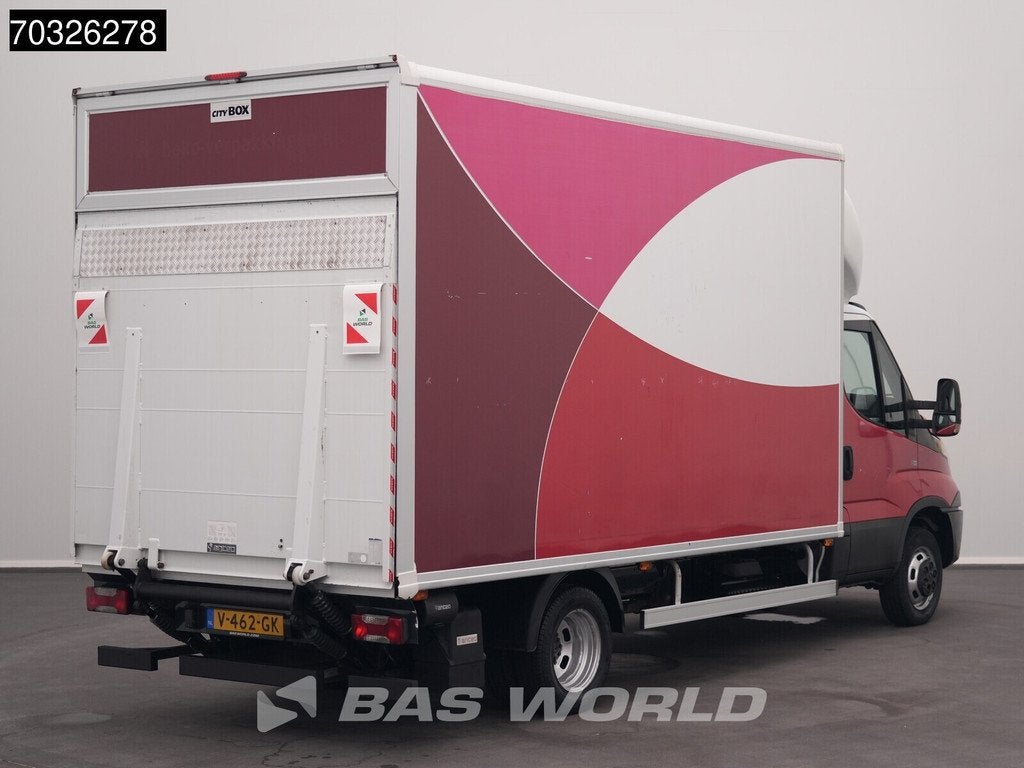 Iveco Daily 40C15 3.0L 1000KG XL Laadklep Dubbellucht 150PK, Stof, Gebruikt, Iveco, Wit