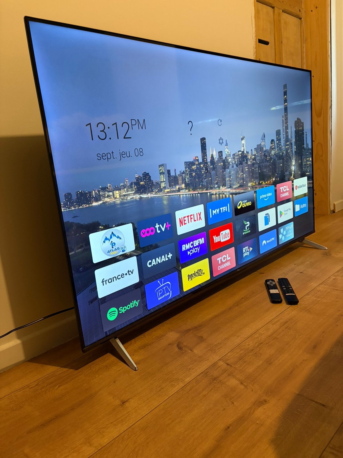 Smart TV TCL 4K HDR 65 pouces - très bon état, TV, Hi-fi & Vidéo, Enlèvement, Comme neuf, Smart TV