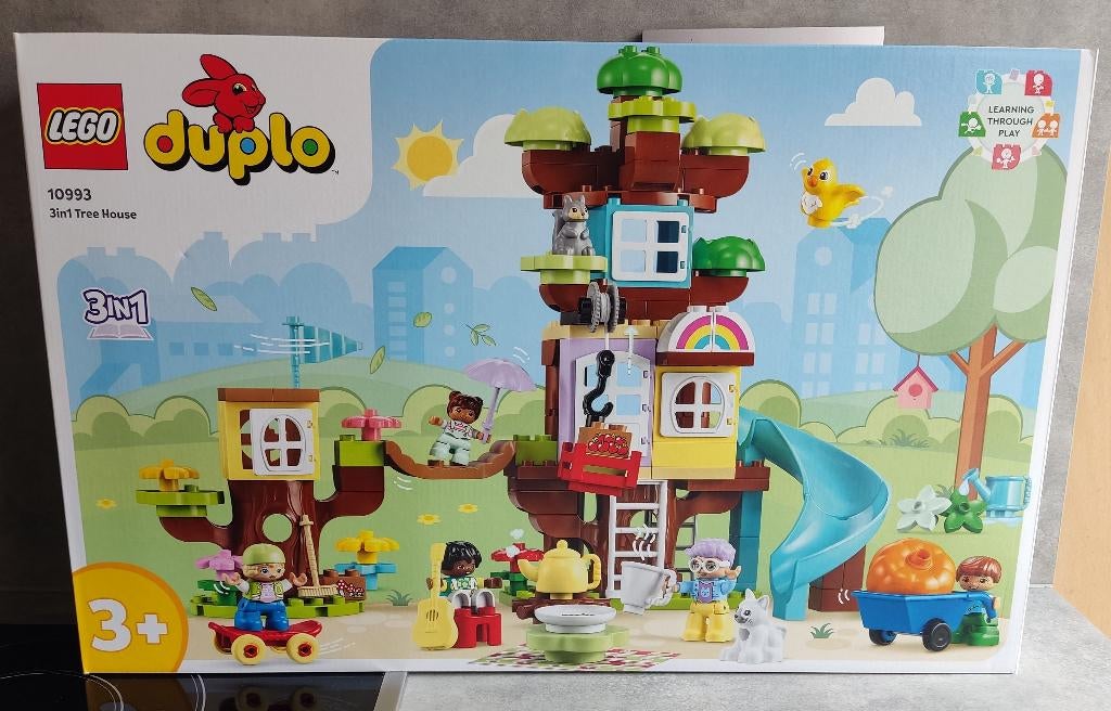 lego duplo 10993 3 en 1 boomhut, Enlèvement ou Envoi, Comme neuf, Ensemble complet, Duplo