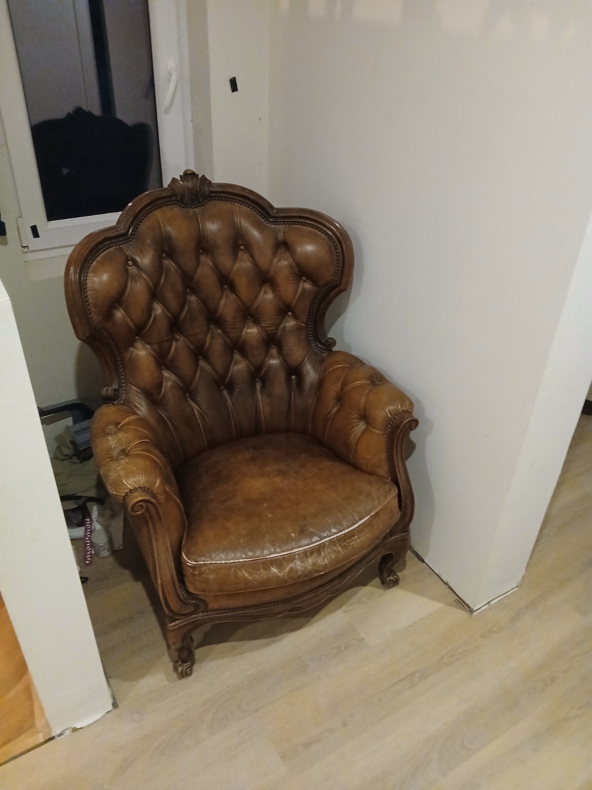 antieke zetel, Antiquités & Art, Enlèvement ou Envoi