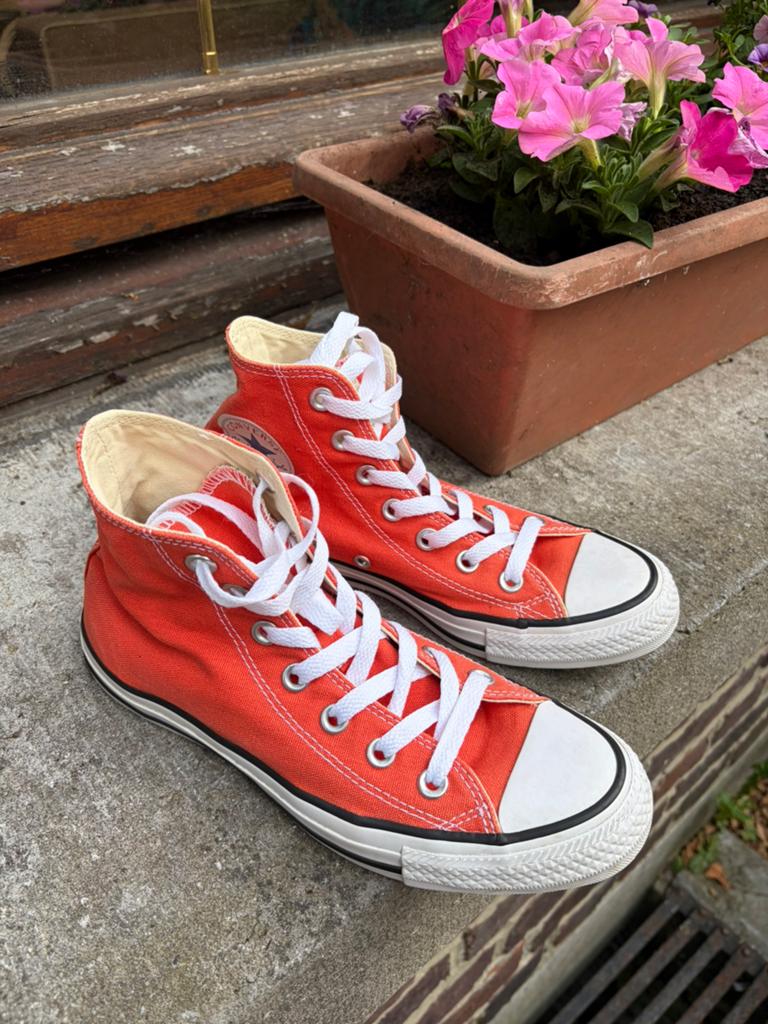 Baskets Converse taille 37, Kleding | Dames, Schoenen, Oranje, Ophalen of Verzenden, Zo goed als nieuw, Sneakers