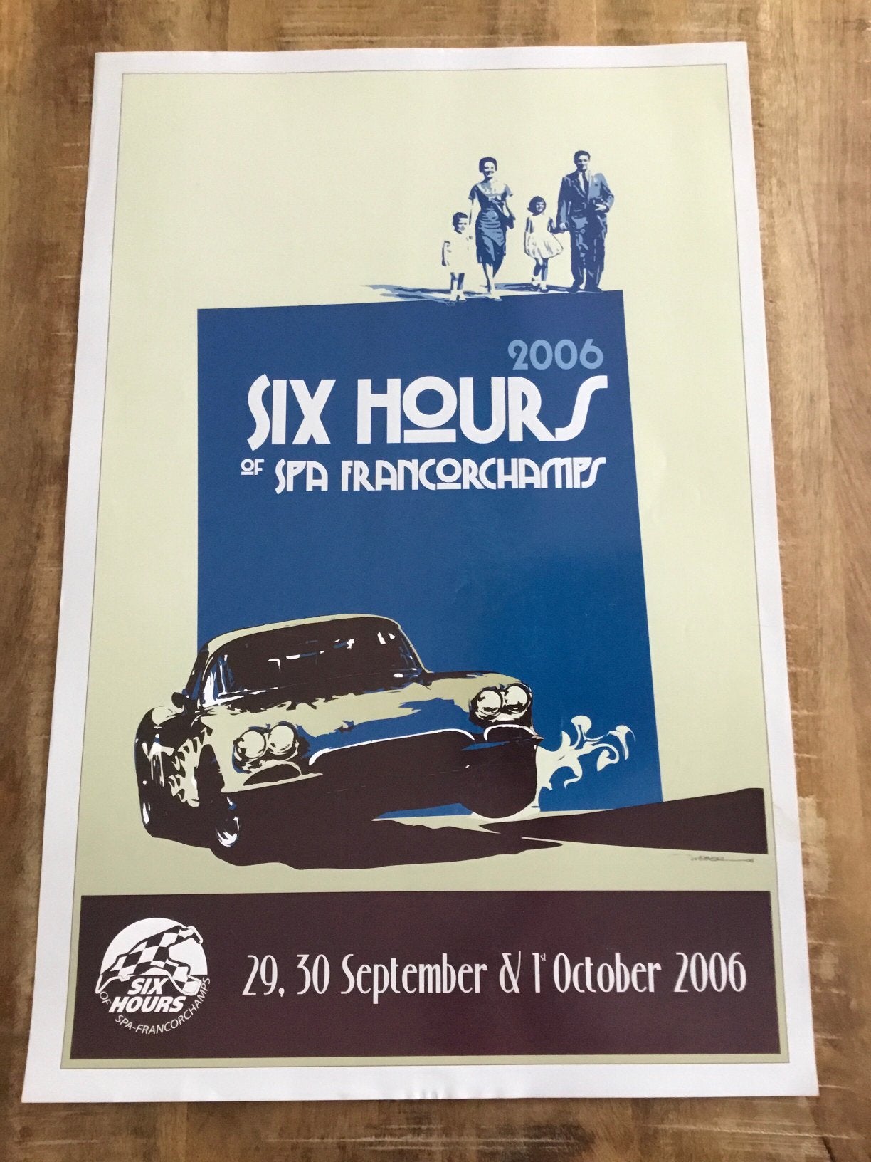 Affiche des Six heures de Spa Francorchamps 2006, Enlèvement ou Envoi, Comme neuf