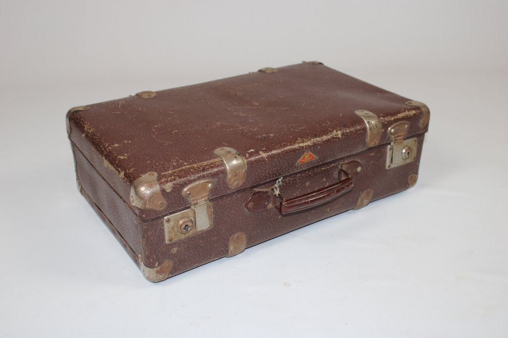 ancienne valise Lohmann, avec clé, Antiquités & Art, Enlèvement ou Envoi