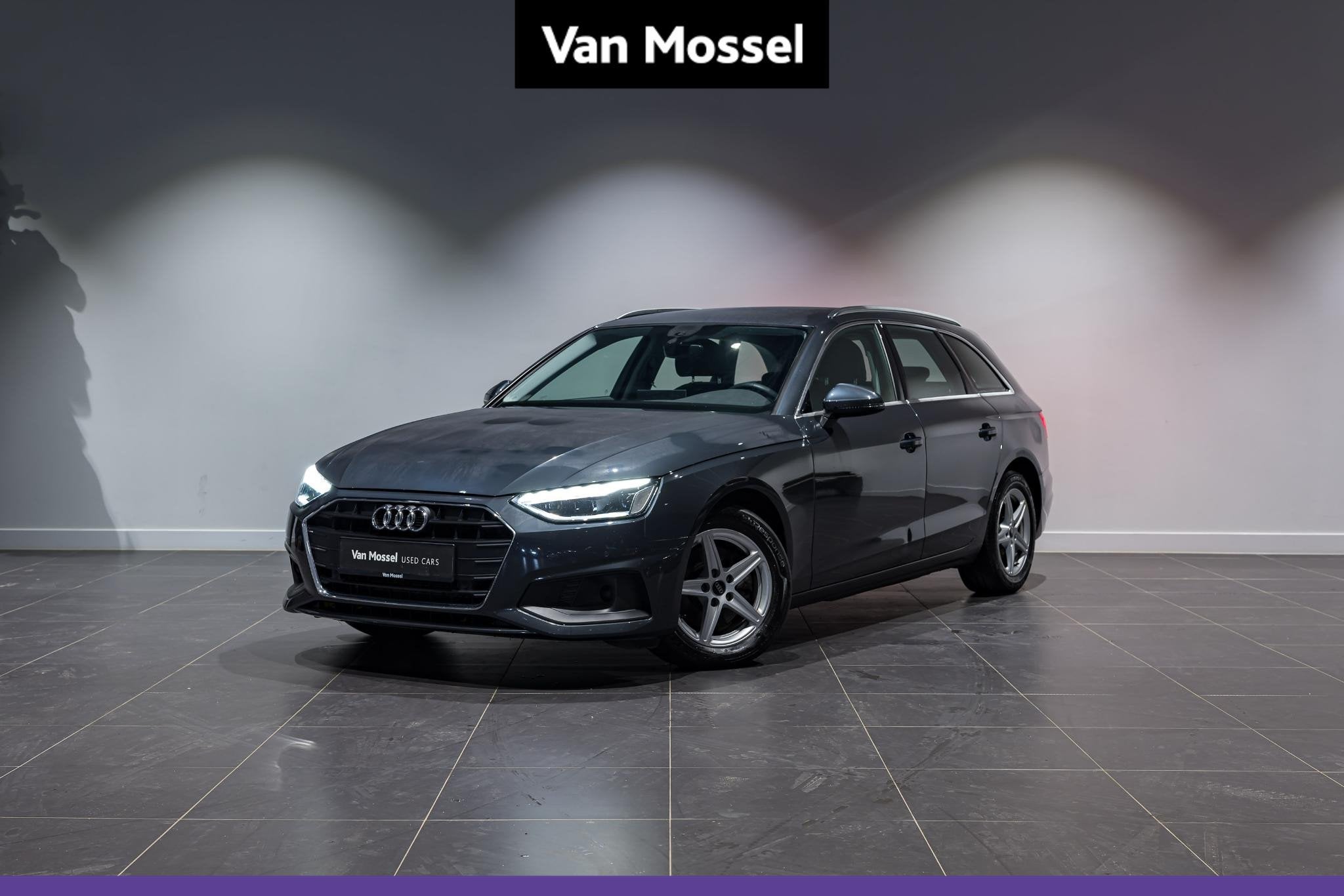 Audi A4 Avant 2.0 30 TDi 100kW S tronic Attraction B.E Cruis, Auto's, Zwart, 4 cilinders, 136 pk, A4