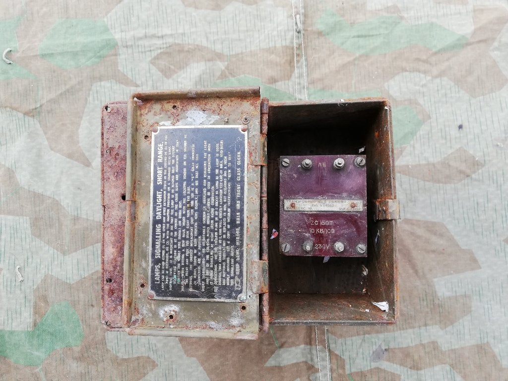 WW2 - Signal Lamp Daylight Short Range MkII, Enlèvement ou Envoi, Armée de terre, Caisse ou Géocache