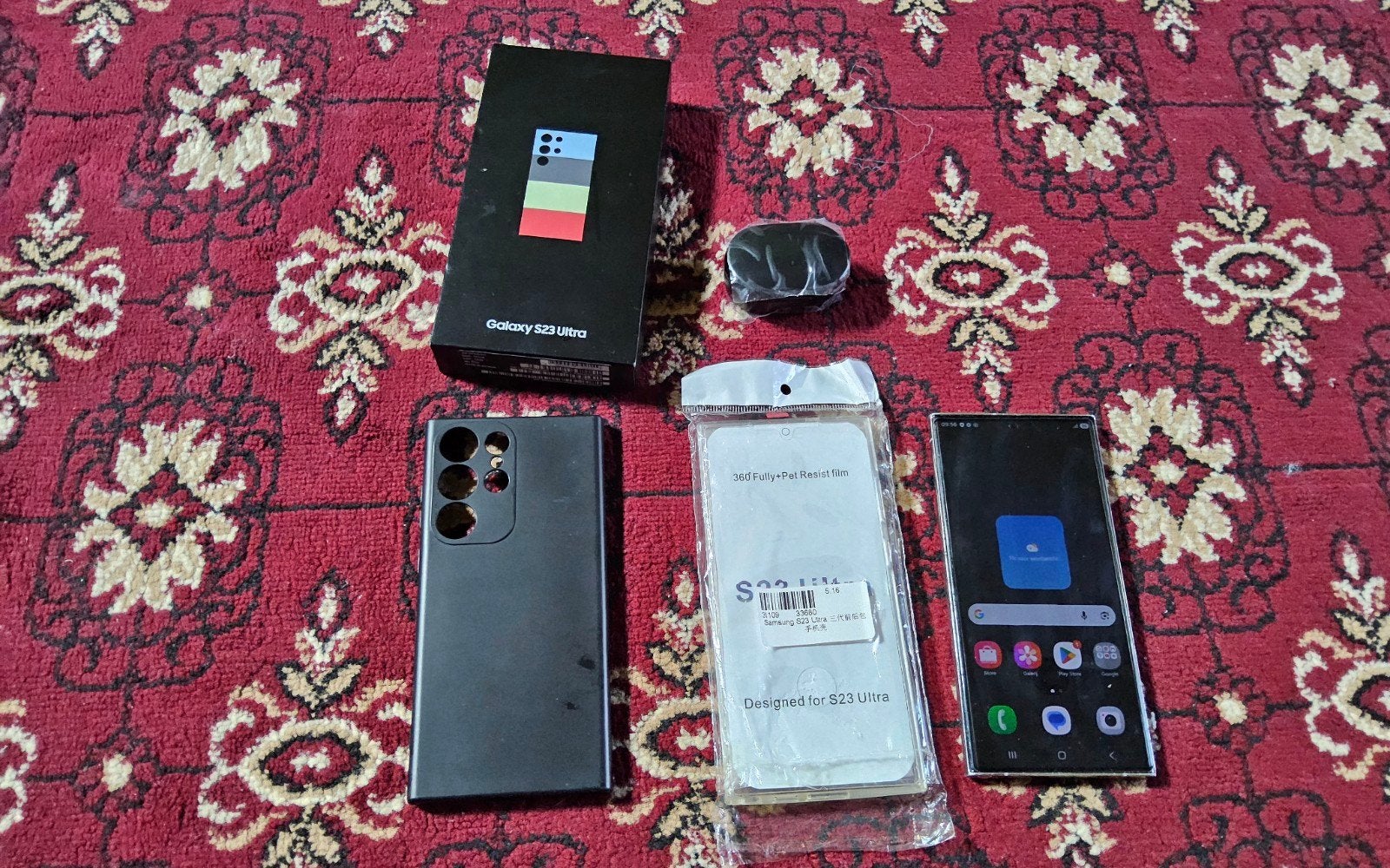 Samsung Galaxy S23 ultra,512gb bijna nieuw met accessoires, Ophalen of Verzenden