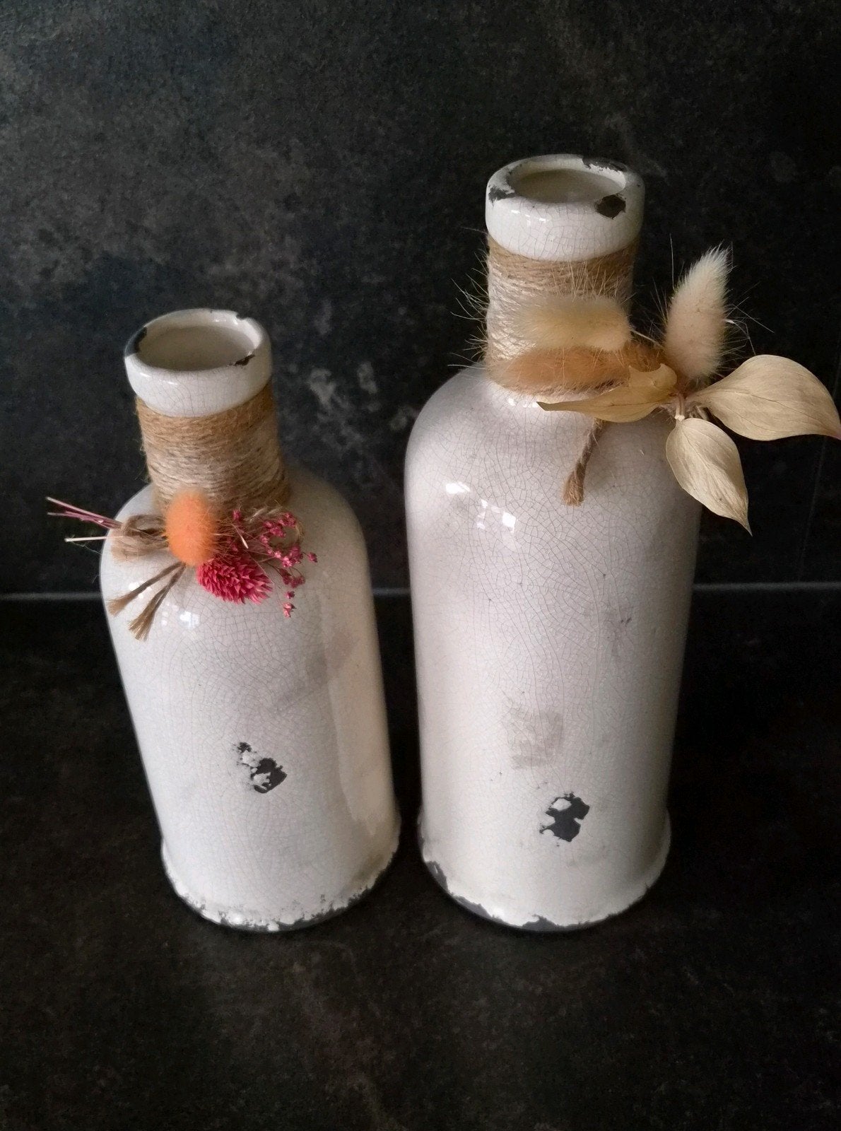 Landelijke decoratie set vazen, Ophalen