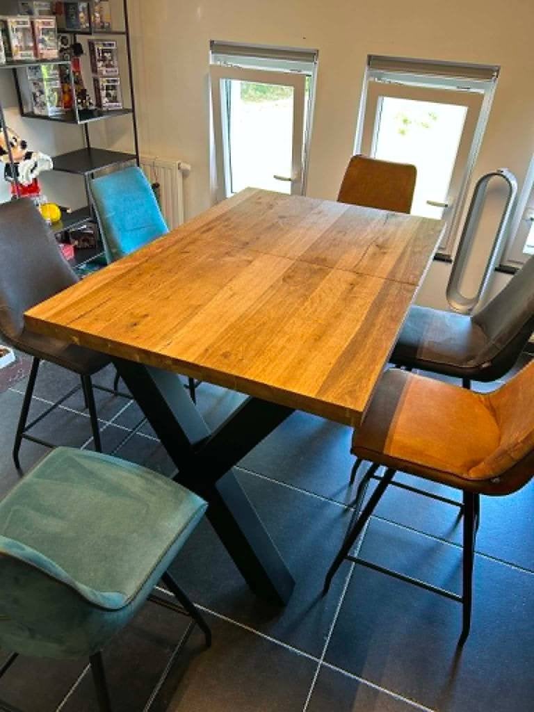 Table & Chaises, Neuf, 100 à 150 cm, Cinq personnes ou plus, Enlèvement