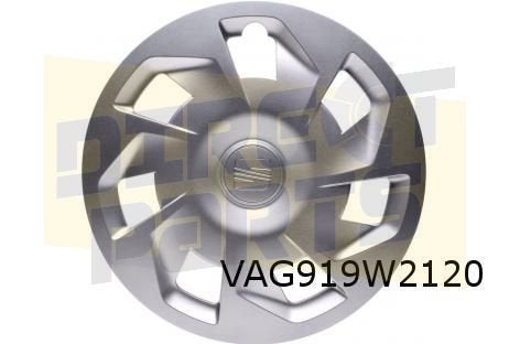 Seat Mii (4/12-11/13) wieldeksel 14" "basis" (1ZX zilver) Or, Auto diversen, Wieldoppen, -, Verzenden, -, Nieuw