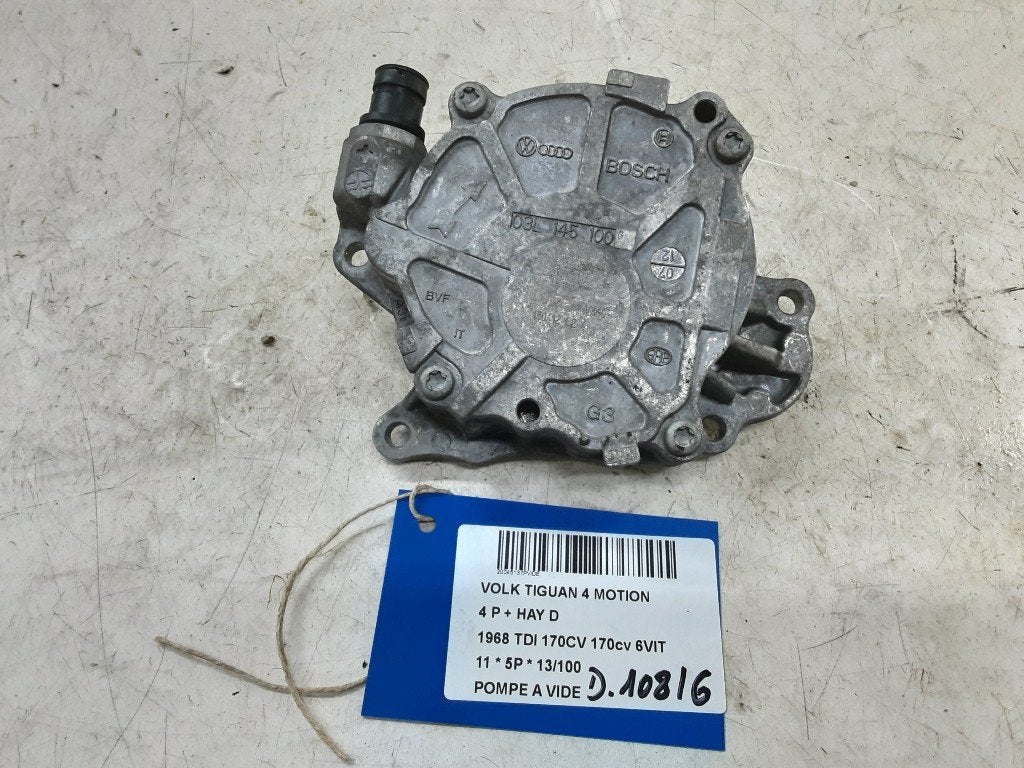 VACUUM POMPE Volkswagen Tiguan (5N1 / 2) (03L145100G), Volkswagen, Volkswagen AG, Utilisé, Kundenbetreuung@volkswagen.de