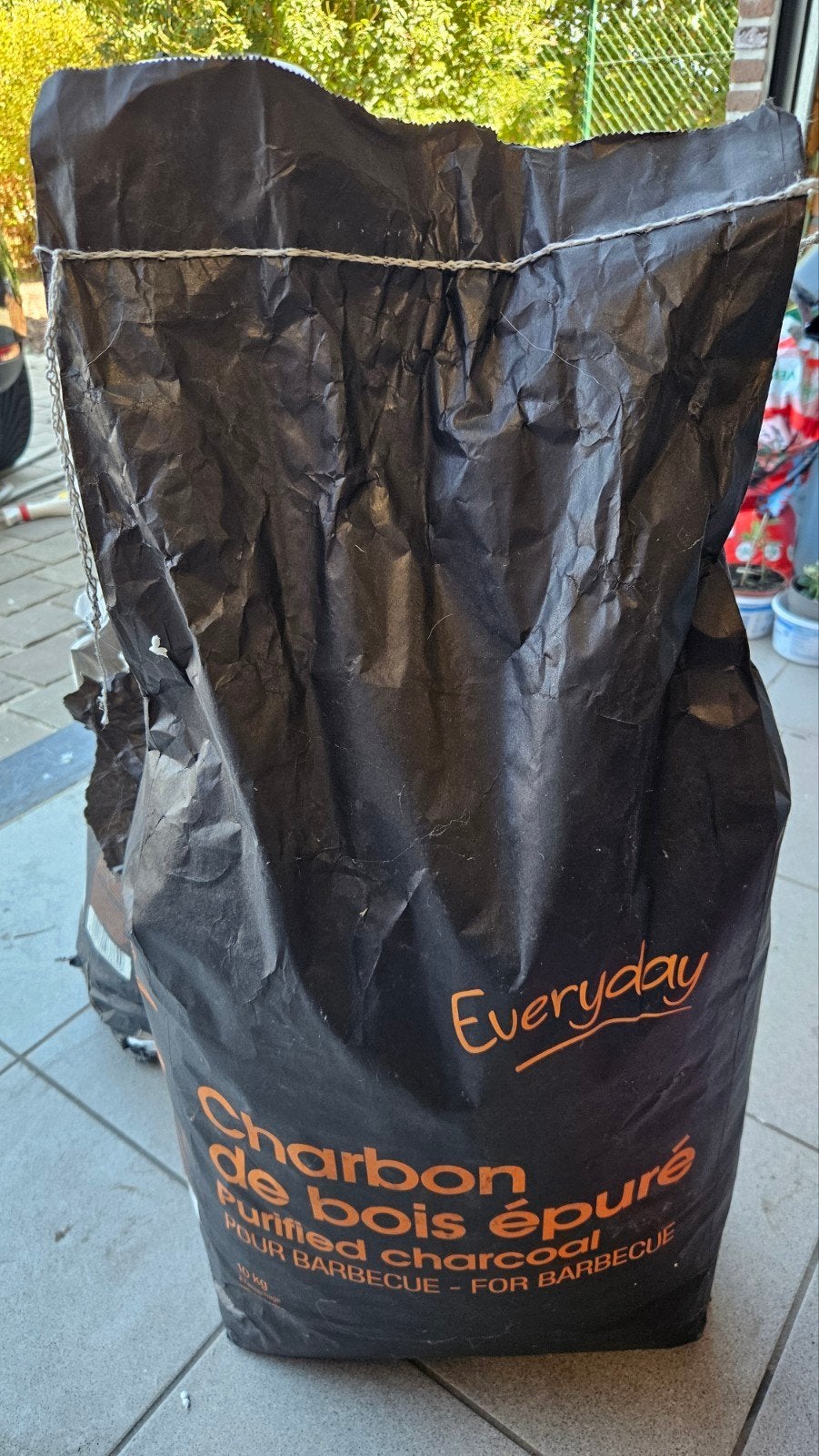 houtskool +/- 15kg, Ophalen