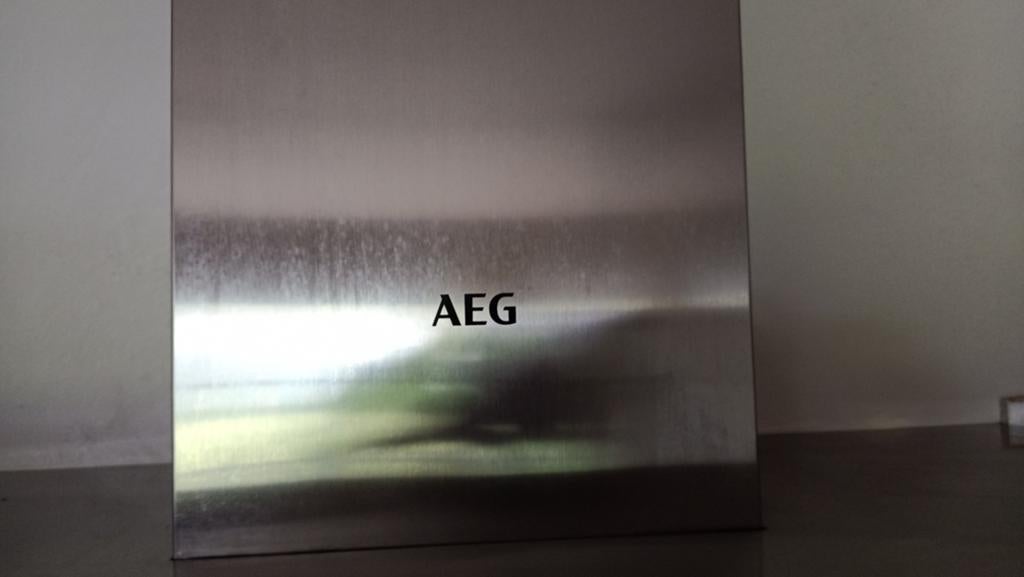 Dampkap AEG, Elektronische apparatuur, Afzuigkappen, Ophalen, Zo goed als nieuw, Vrijstaand, Wandschouwkap