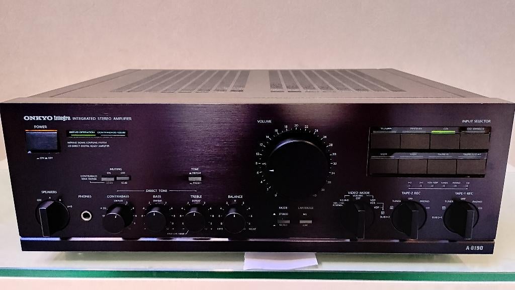 Onkyo "INTEGRA" A 8190; TOP-VERSTERKER, Audio, Tv en Foto, Ophalen of Verzenden, Stereo, Onkyo