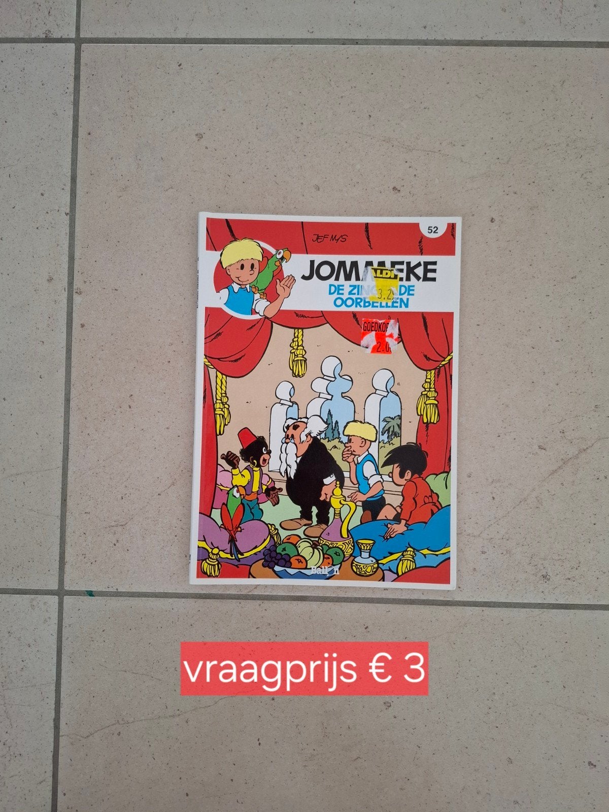de zingende oorbellen, Eén stripboek, Ophalen of Verzenden, Zo goed als nieuw, Jef Nijs